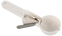 Kuber Industries Code-ICSC09 Plastic Trigger Ice Cream Scoop,Set of 2, White