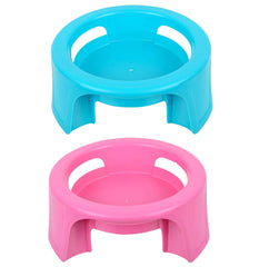 Kuber Industries Plastic Water Pot, Multicolour, Standard Size, 2 Pieces