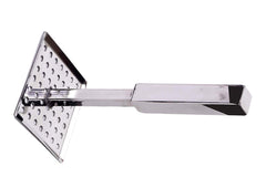 Kuber Industries Queen Stainless Steel Potato Vegetable Pav Bhaji Masher, Silver,20 Cm (Silver) - CTKTC31289