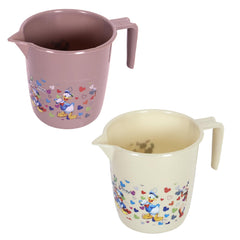 Kuber Industries Disney Team Bathroom Mug | Plastic Bath Mug for Bathroom | Mug for Bathroom | Mug for Toilet | Washroom Jug | 111 Bath Mug | 1 LTR | Pack of 2 | Multi