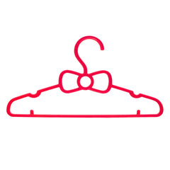 Kuber Industries Children's Mizano Plastic Hangers, Kids Hangers Ideal For Everyday Standard Use, Baby Hangers Kids (Green & Pink, 10 Pack)-KUBMART15061