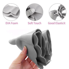 Heart Home Rubber Kids Adjustable Shower Cap For Wash Hair (Grey)