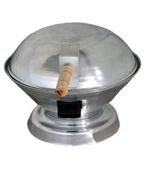 Kuber Industries Aluminium Multi Purpose Oven, Gas Tandoor, Barbeque Griller/Bati/Pizza Maker Set of 1 Pc (Code-05), Silver, Standard (TANDOORVA05)