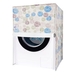 Heart Home Washing Machine Cover | Dot Print Washing Machine Cover | Soft PVC Front Load Washing Machine Cover | Multi