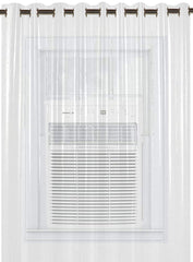 Heart Home PVC 1 Piece 30 MM AC Curtain 7 Feet (Transparent) - CTHH003