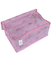 Kuber Industries 3 Piece PVC Saree Cover Set, Pink