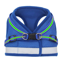 Kuber Industries Dog Harness With Adjustable Leash|Breathable Polyester Mesh Fabric |XS Size|HT-844|Comfortable No-Pull Grip|Quick Release Buckles|Blue