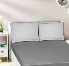 Heart Home Breathable & Soft Cotton Pillow Cover for Sofa, Couch, Bed - 29x20 Inch, Set of 4 (White) 52HH4040