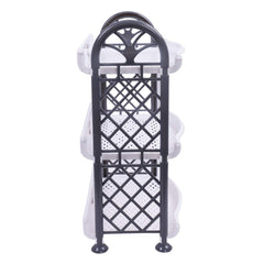 Kuber Industries Exclusive Plastic 3 Layer Multipurpose Storage Organizer Rack for Kitchen, Bathroom, Living Room, Bedroom (Grey)