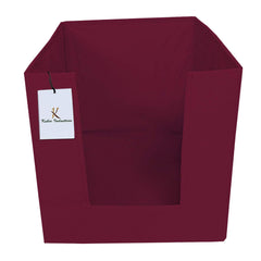 Kuber Industries 3 Piece Non Woven Shirt Stacker Wardrobe Organizer Set, Maroon-CTKTC031842