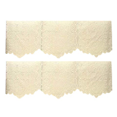 Kuber Industries Circle Design Cotton 2 Piece 3 Seater Sofa Cover - CTKTC28679 (Beige, Cream, Standard)