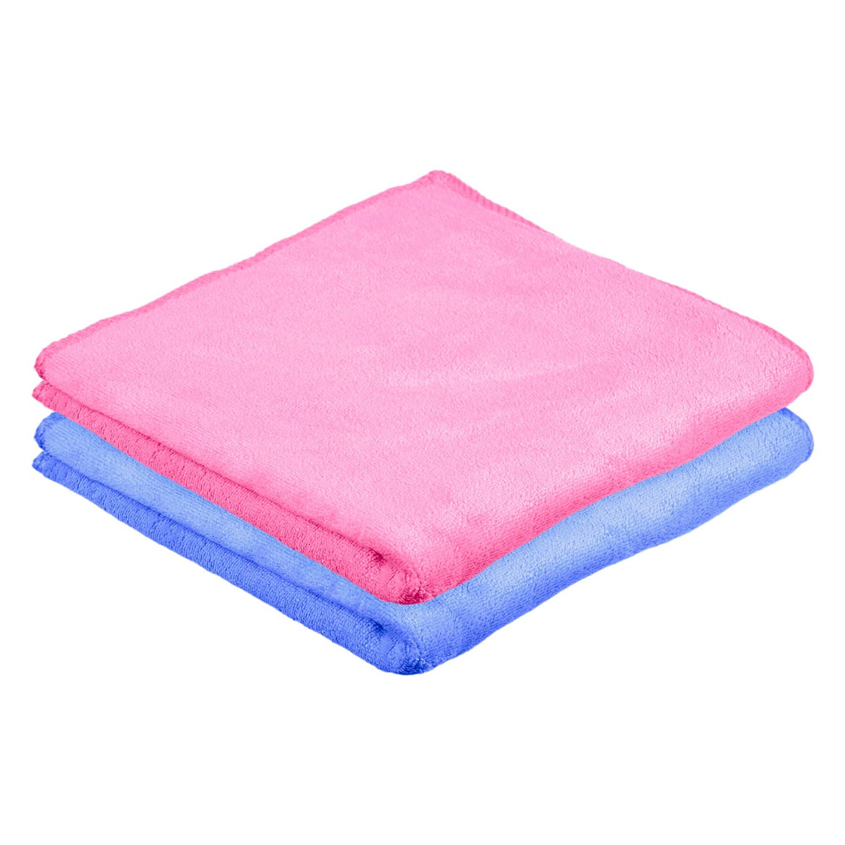 Heart Home Cleaning Towel | Reusable Cleaning Cloths for Kitchen | Duster Towel for Home Cleaning | 400 GSM Cleaning Cloth Towel for Car | Bike | 50x70 | Pack of 2 | Multi