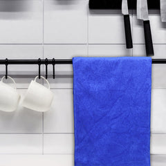 Kuber Industries Cleaning Cloths|Microfiber Highly Absorbent Wash Towels for Kitchen,Car,Window,24 x 16 Inch,Pack of 4 (Multicolor)