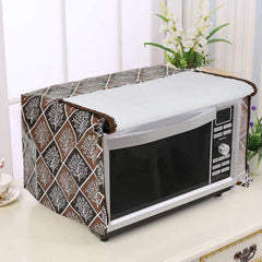 Heart Home PVC Tree Printed Microwave Oven Cover,20 LTR. (Coffee)-50HH01234