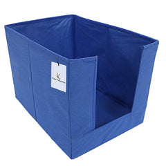 Kuber Industries 2 Piece Non Woven Shirt Stacker Wardrobe Organizer Set, Blue (CTKTC2986)