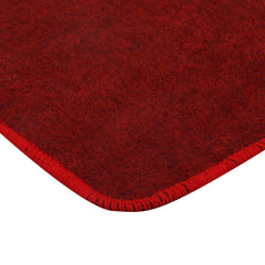 Kuber Industries CTKTC046237 Microfiber Anti Slip Door Mat (Red) 6 Pieces