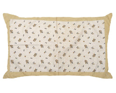 Kuber Industries Leaf Print Cotton Pillow Cover- 17x27 Inch, Set of 2 (Beige)