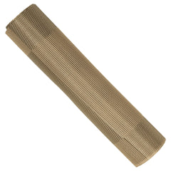 Heart Home Reversible Non-Slip Wipe Clean Heat Resistant PVC Placemats for Dining Table, Set of 6 (Light Brown)-50HH01307