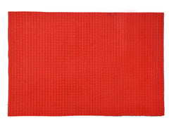 Kuber Industries Door Mats (Red, PVC, Standard)