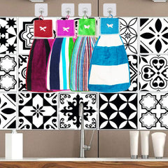 Kuber Industries Hanging Cotton 4 Pieces Cotton Washbasin Napkin/Hand Towel for Kitchen and Bathroom (Multi)