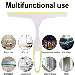 Kuber Industries Kitchen Wiper|Plastic Kitchen Table Platform Wiper Ideal for Windows, Glass & Car Windshield,Pack of 2 (Yellow)