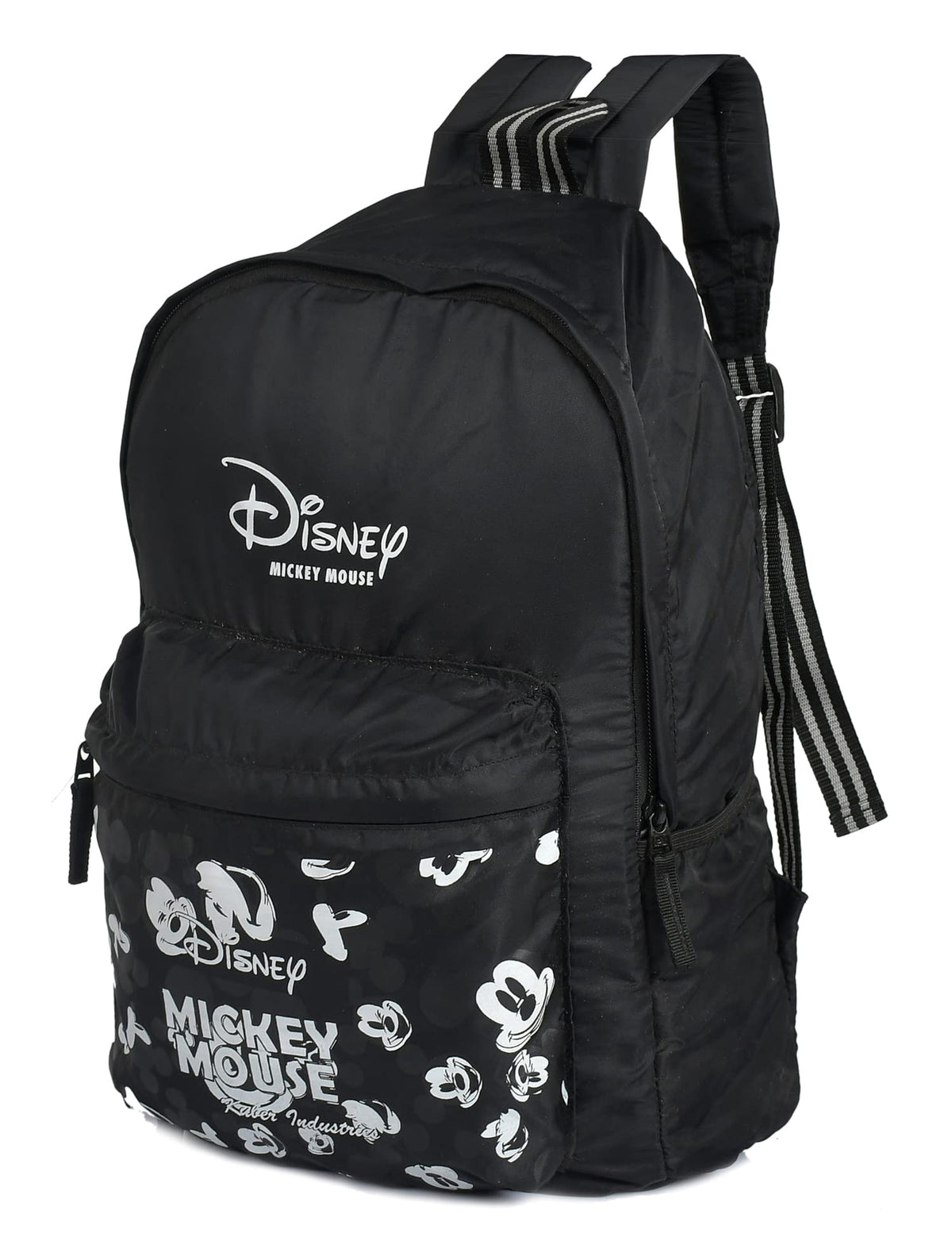 Kuber Industries Disney Mickey Mouse Printed Lightweight School Bookbag For Kids (Black)-HS_38_KUBMART21108, Pack of 1