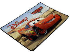 Heart Home Disney Car Printed Heavy Duty Indoor Outdoor Anti-Slip Rubber Door Mat, Welcome Mat, 23"x15" (Multi)