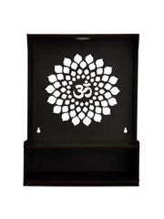 Heart Home Pooja Mandir | Pooja Stand for Home | Temple for Home and Office | Wall Mounted Home Temple | Pooja Mandir Stand for Home | OM Temple | Weinge