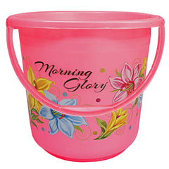 Kuber Industries Bucket Set for Bathroom|Unbreakable Plastic Bucket|Pocha Bucket Capicity 16Ltr|Pack of 3 (Multicolour)