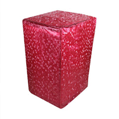 Kuber Industries Floral PVC Top Load Fully Automatic Washing Machine Cover - Light Pink, (Model: CTKTC0429)