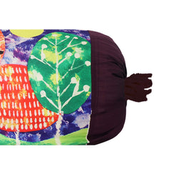 Kuber Industries Bolster Cover|Polyester Bolster Cover Set|Diwan Round Bolster Pillow Covers|Luxurious Mushroom Print Roll Masand Cover|Pack of 4 (Multi)