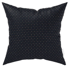 Kuber Industries Dot Print Soft Decorative Square Cushion Cover, Cushion Case For Sofa Couch Bed 16x16 Inch- Pack of 5 (Navy Blue)