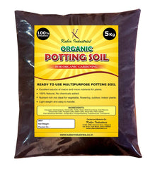 Kuber Industries Enriched Organic Earth Magic Potting Soil Fertilizer for Plants, 15 KG(Brown)-KUBMART15009