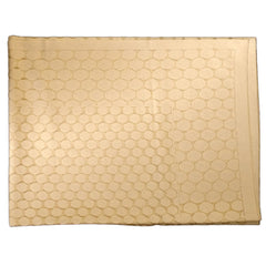 Heart Home Coin Printed Cotton 4 Seater Center Table Cover,40"x60" (Sand)-44HH073