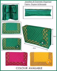 Kuber Industries Cotton Jewellery Kit, Green