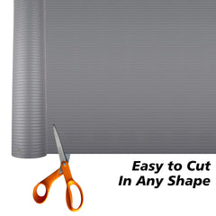 Heart Home Shelf Liner | Kitchen Cabinet Shelf Protector | Kitchen Liners for Cabinets and Drawers | Drawer Liner Mat | Self Lining Shelf Liner Cabinet Mat | 3 MTR | Gray