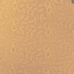 Heart Home Embroidery Polyester Women Handbag for College, Travel, Grocery, Shopping, Book Bag with Carrying Handle- Pack of 2 (Cream)-50HH01162