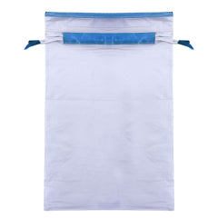 Heart Home 6 Piece Waterproof PVC Travel Shoe Cover, String Bag Organizer, White CTHH16077