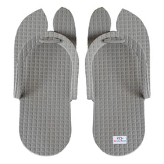 Heart Home Rubber Bathroom Slipper for Men & Women 1 Pair (Grey) 54HH4200.