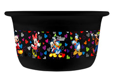 Kuber Industries Disney Team Mickey Print Unbreakable Plastic Multipurpose Bath Tub/Washing Tub 25 Ltr (Black) -HS_35_KUBMART17454 (Model Number: HS_35_KUBMART017454)