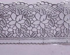 Kuber Industries Dining Table Cover 6 Seater|Table Cloth|Table Cover for Home, Restaurant|Silver