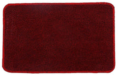 Heart Home Microfiber Anti Slip Door Mat 22"x14", Red CTHH02706