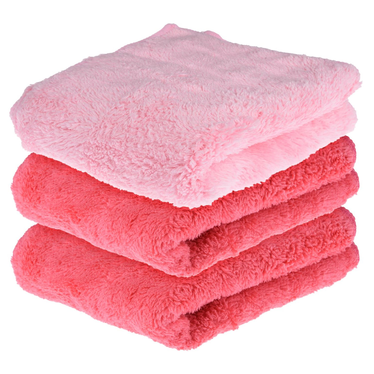 Kuber Industries Cleaning Towel | Reusable Cleaning Cloths for Kitchen | Duster Towel for Home Cleaning | 350 GSM Cleaning Cloth Towel for Car | Bike | 30x60 | Pack of 3 | Multi