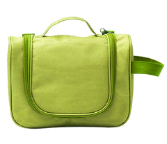 Kuber Industries Canvas Toiletry Travel Bags Shaving Kit/Pouch/Wash Bag for Men and Women Cosmetic Makeup Organizer Bag (Green) -CTKTC038985