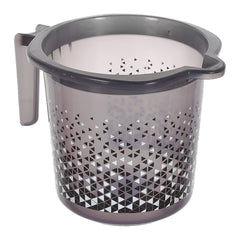 Kuber Industries Tinted Print Plastic Bathroom Mug 1.5 Litre Pack of 2 (Beige & Black)-46KM0243, Standard
