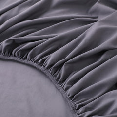 Kuber Industries Double Bed Mattress ProtectorBed Protecter With Elastic "180x200" CM-Pack of 2 (Dark Grey)