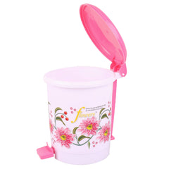 Kuber Industries Virgin Plastic Small Mini Desk Dustbin (Pink)-CTKTC04044