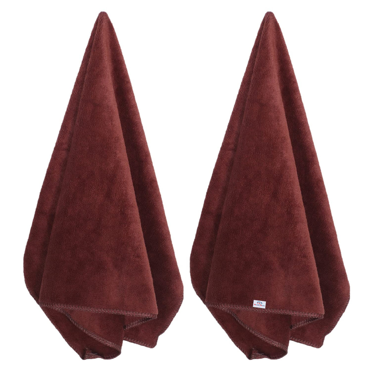 Heart Home Cleaning Cloths|Microfiber Highly Absorbent Wash Towels for Kitchen,Car,Window,24 x 16 Inch,Pack of 2 (Assorted)