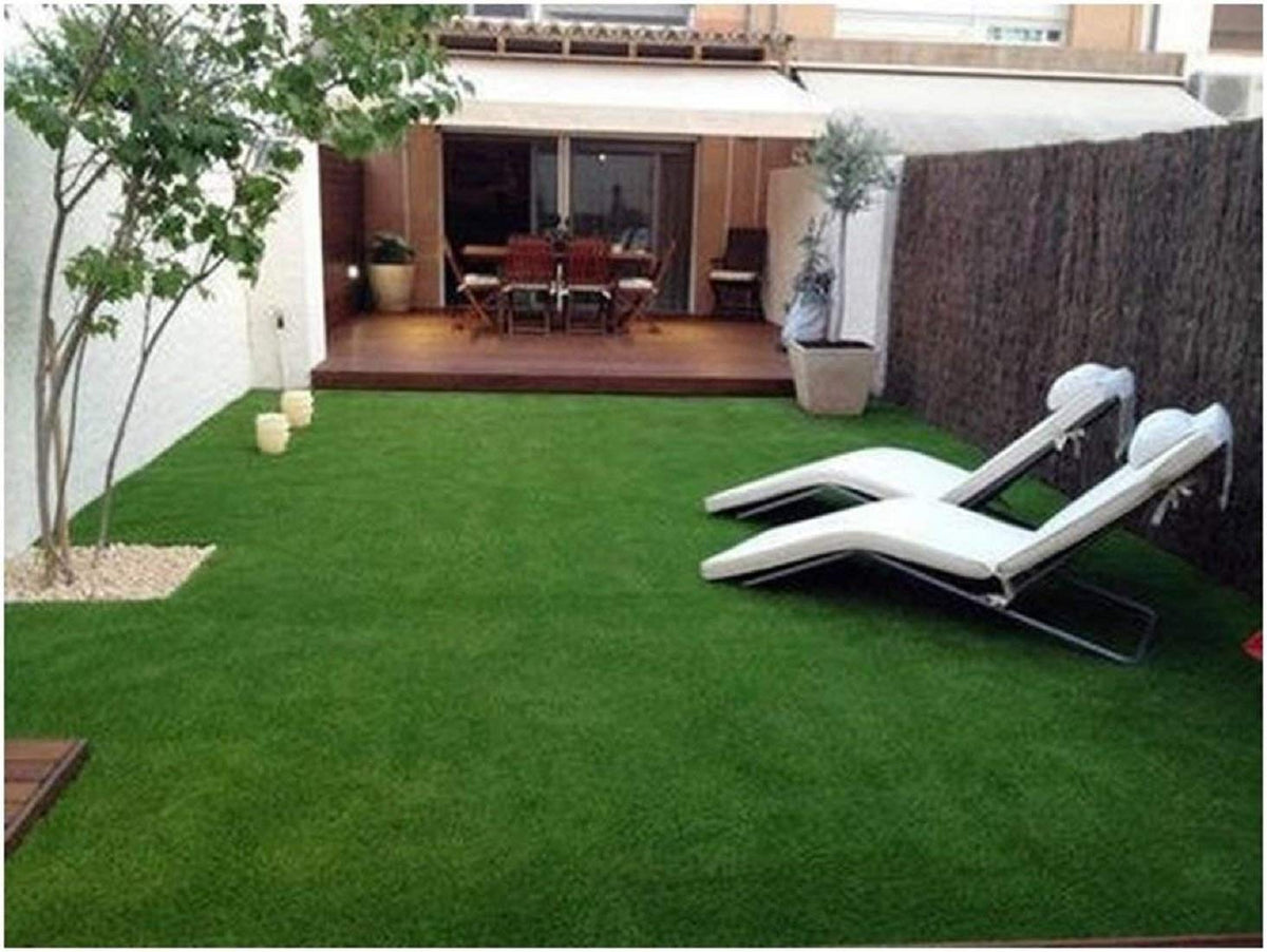 Kuber Industries 45 MM Artificial Grass Mat for Balcony (Size- 1.5 X 10 Feet)-CTKTC33106