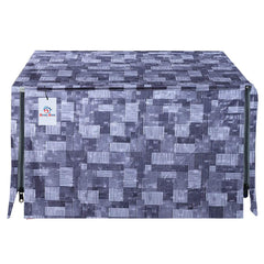 Heart Home 3D Checkered Design PVC Microwave Oven Full Closure Cover for 23 Litre (Grey)-HEART9964